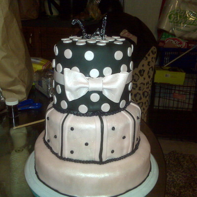 Light Pink And Black