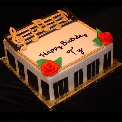 Musical Birthday Cake For Ty 2009