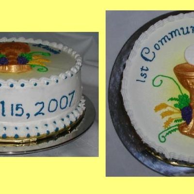 1St Communion Torte Cake Buttercream