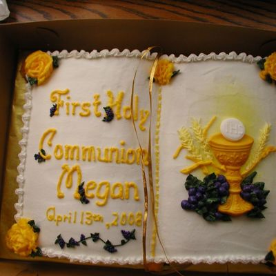 1St Communion Yellow Book Chalice