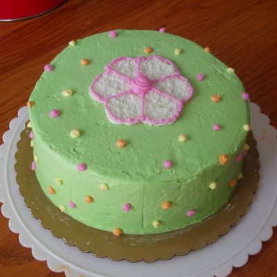 Flower And Polka Dots