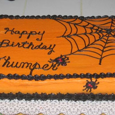 Spider Birthday Cake