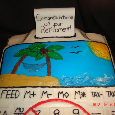 Accountant's Retirement Cake