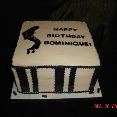 Michael Jackson Themed Cake