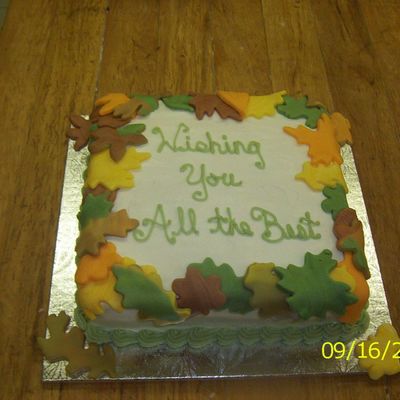 Fall Shower Cake