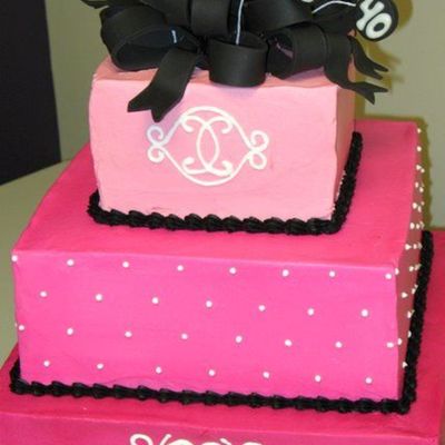 Birthday Cake For 4 Women Turning 40