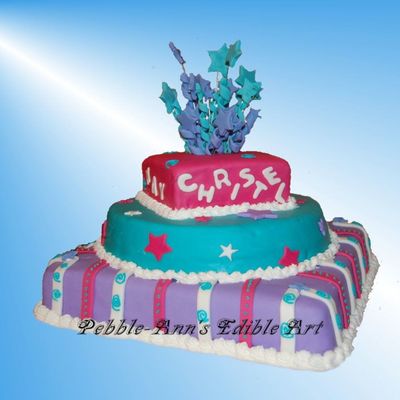 Colorful Birthday Cake