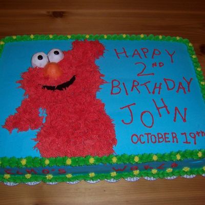Elmo Cake