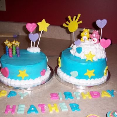 Care Bear Birthday Cake