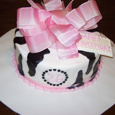 Zebra Print Cake