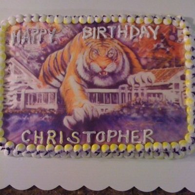 Lsu Tiger Cake