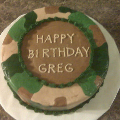 Camo Cake