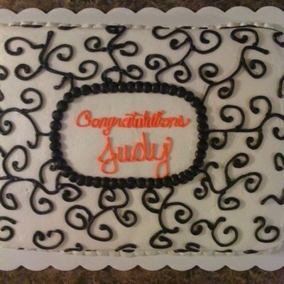 Black And White Cake