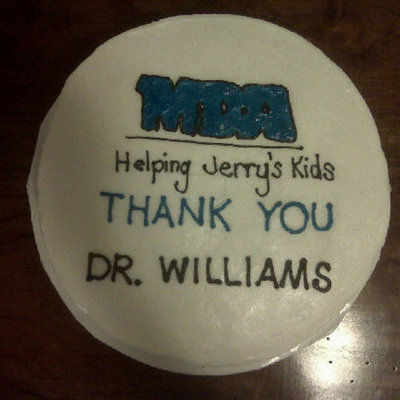 Mda "thanks" Cake