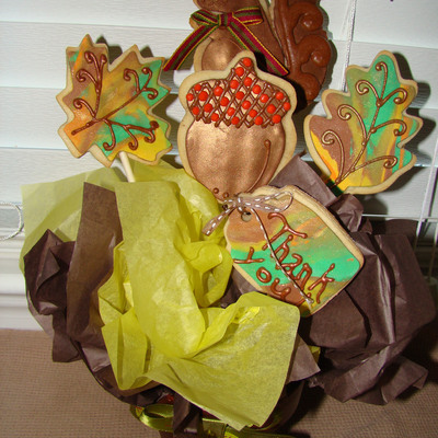Fall Cookie Bouquet