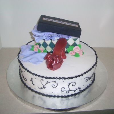 Shoe Box, And Gumpaste Shoe