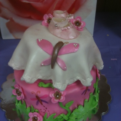 Dragonfly Babyshower Cake