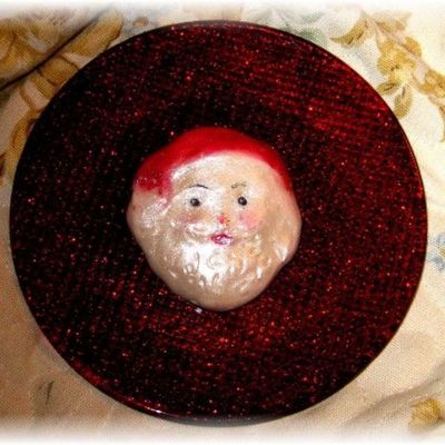 Old Fashion Santa Ornamant Cookie