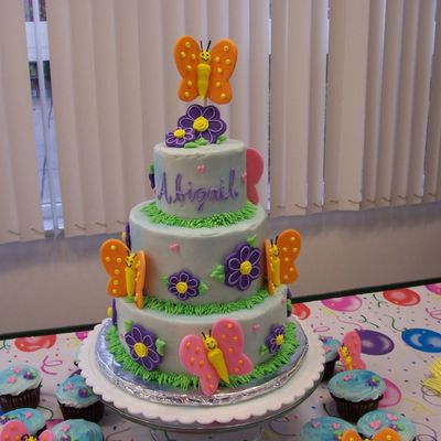 Butterflies And Flowers