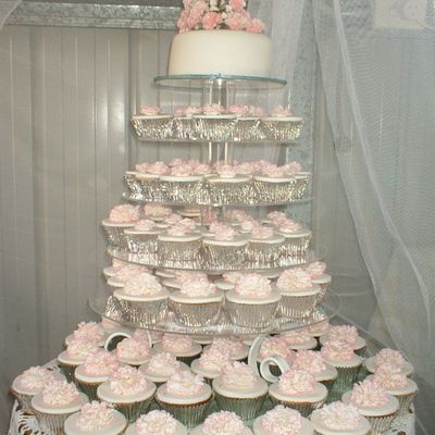 Carnation Cupcake Wedding