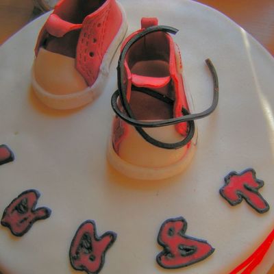 Shoes On Cake