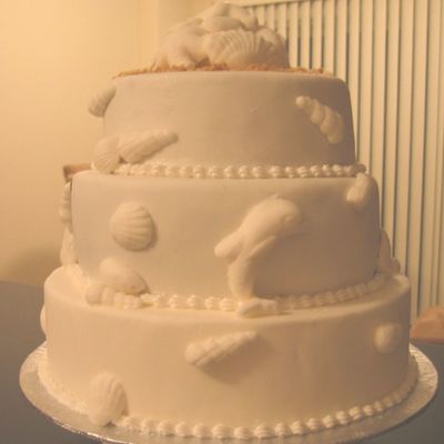 Seashell Wedding Cake