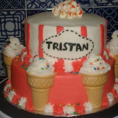 Ice Cream, Candy And Popcorn