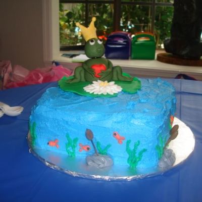 Froggy Prince And Pond