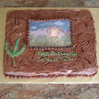 Half Dome Cake