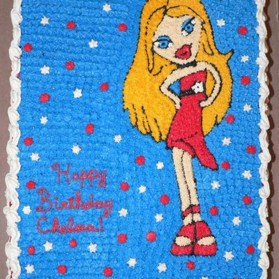 Bratz Cloe Birthday Cake