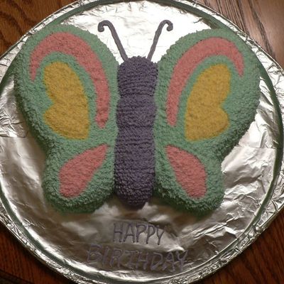 Butterfly Birthday Cake