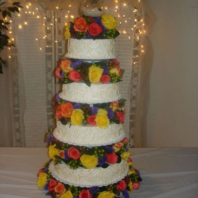 My First Wedding Cake!