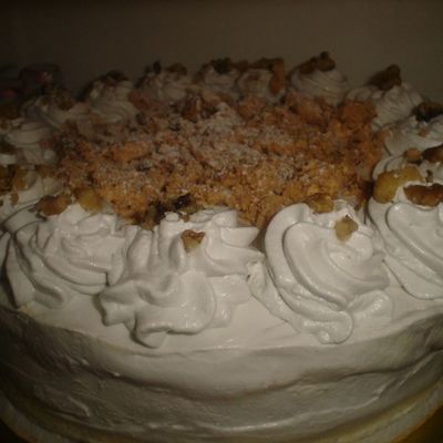 Calamansi Walnut Torte