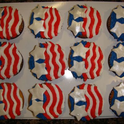 4Th Of July Cupcakes