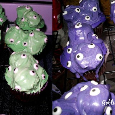 Goblin Cupcakes