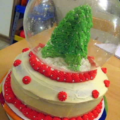 Snowglobe Cake