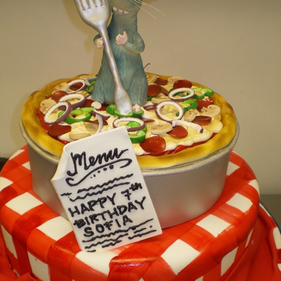 Pan Pizza With Ratatouille