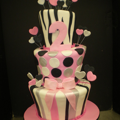 Black, Pink & Silver Mad Hatter