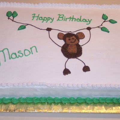 Monkey First Birthday