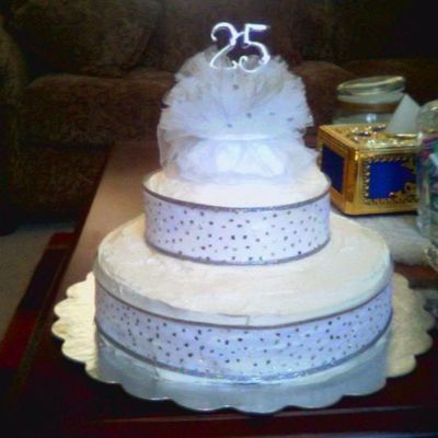 25Th Anniversary Cake