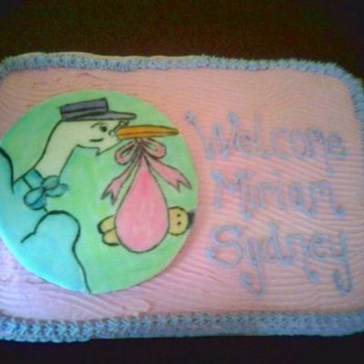 Baby Shower With Fondant Topper