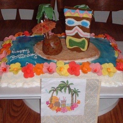 Luau Cake
