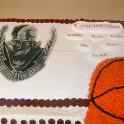 Basketball Banquet Cake