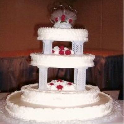 Oval Wedding Cake