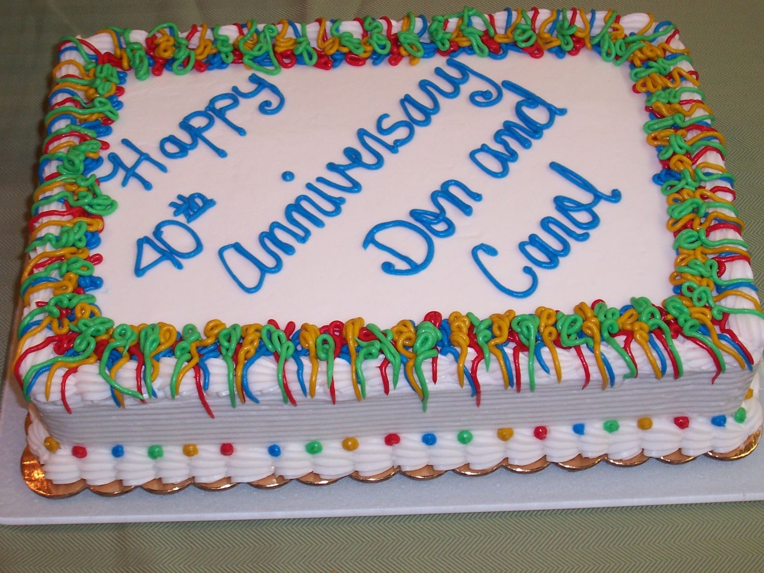 Anniversary Cake