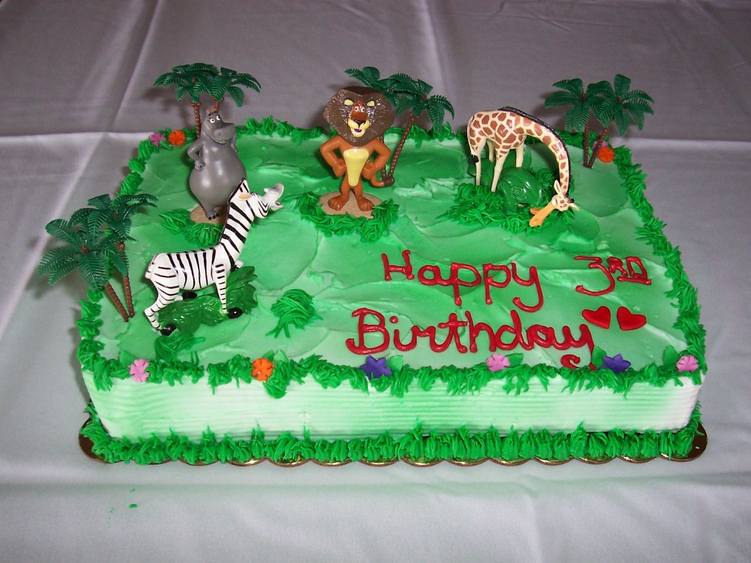 Madagascar Birthday Cake