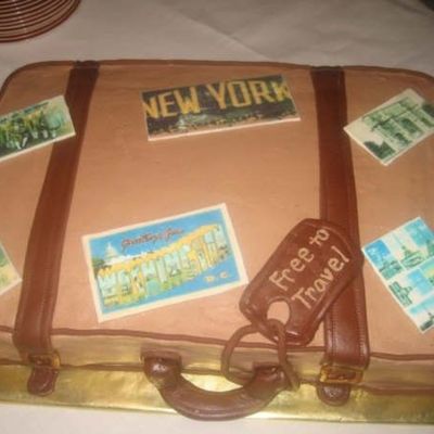 Suitcase Cake