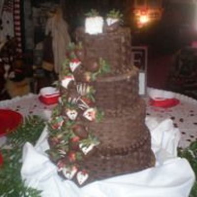 50Th Wedding Anniversary Chocolate Basketweave