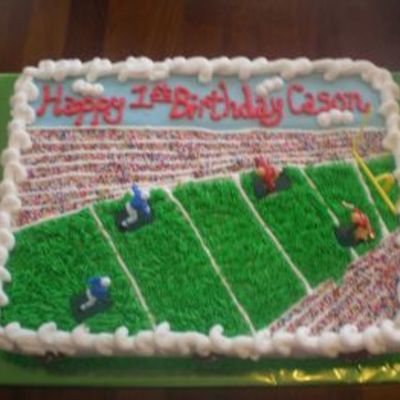 Football 1St Birthday Cake