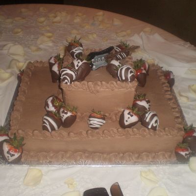 Stratocaster Guitar Grooms Cake